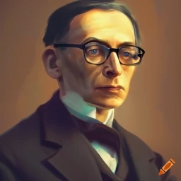 Imagem ilustrativa de Kurt Gödel gerado pelo cryon.